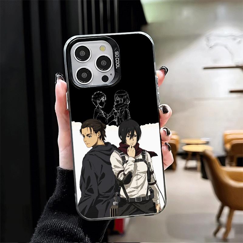 A-Атака Титанов Микаса Ударопрочный Чехол для Телефона для iPhone 17 Air 16 16E 15 Pro Max 14 Plus 13 Mini 12 Задняя Крышка Противоударный Веселый