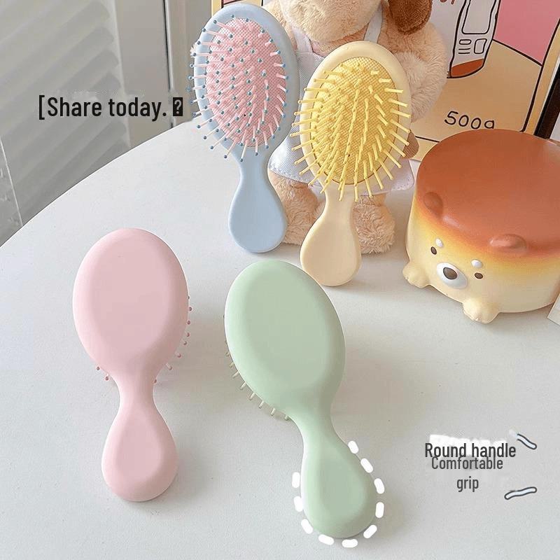 Портативная мини-расческа с симпатичным сердечком и воздушной подушкой для массажа для девочек и детей