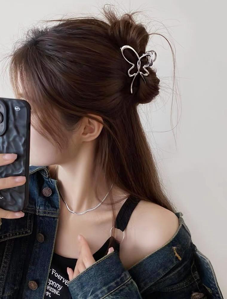 Корейская модная заколка для волос: Элегантный зажим «Акула» для женщин