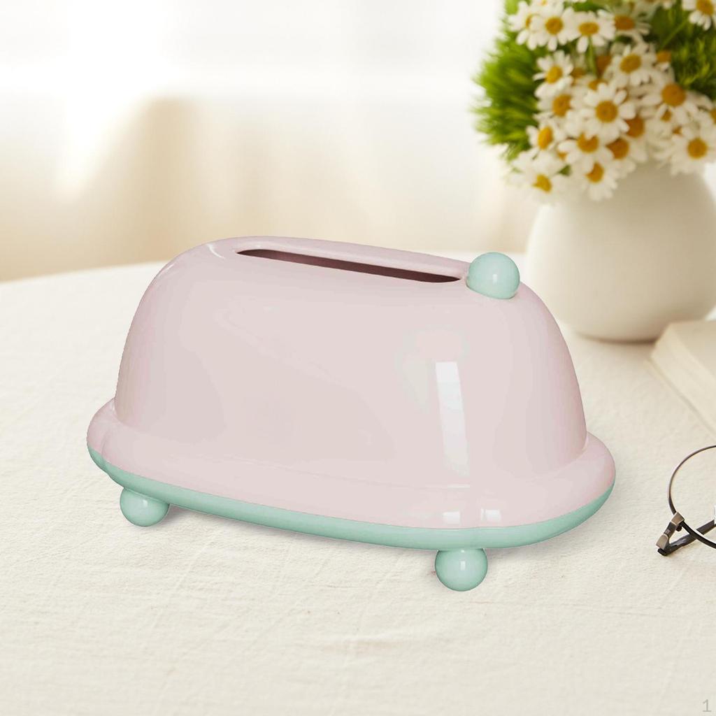 Tissue Box Napkin Holder Case Gift Organizer Storage Dispenser for Nightstands Home