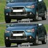 LED Fog Lights For Mitsubishi ASX 2011 2012 2013 DRL Daytime Running Light Fog Lamp Headlight Halogen Cover Hood Frame Bezel 12V