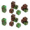 20PCS 16mm 2 Color Dice with Addition and Subtraction Numbers Plastic Six Sided Dice Set for Math Teaching