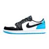 Детские кроссовки Air 1 Retro Low OG GS UNC Белый Темно-Синий Черный CZ0858-104
