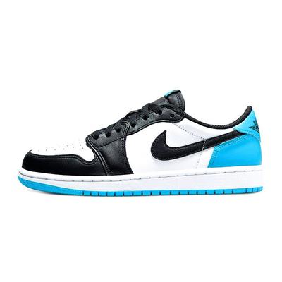 Детские кроссовки Air 1 Retro Low OG GS UNC Белый Темно-Синий Черный CZ0858-104