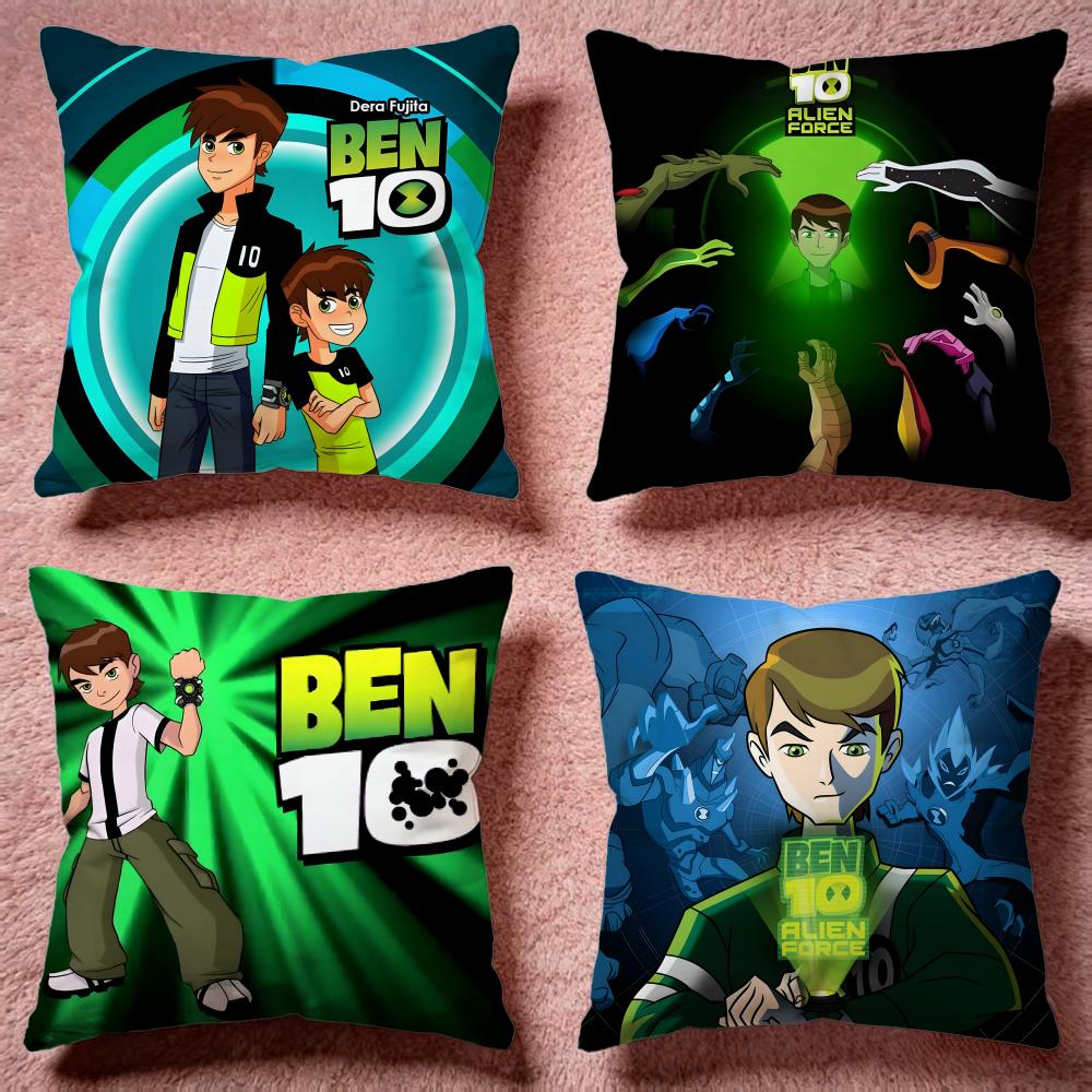 Hot BBen 10ed Cushion Cover Premium SkinFriendly Pillow Case MultiPurpose for Home Office Travel