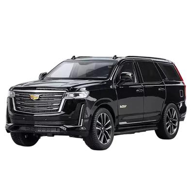 Литье под давлением 1:24 Cadillac Escalade 5-го поколения внедорожник модель Alloy Pullback, 1 шт., черный