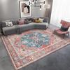 Red Persian Bedroom Carpet Bath mat Carpets for Living Room Decoration Home Boho rugs Washable Area Rug Antiskid Floor Mats
