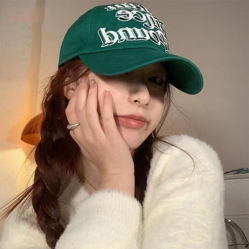 Бейсболка в том же стиле, что и у нишевого блогера, для мужчин и женщин, вышитая весенними и летними буквами, модная кепка-утконос