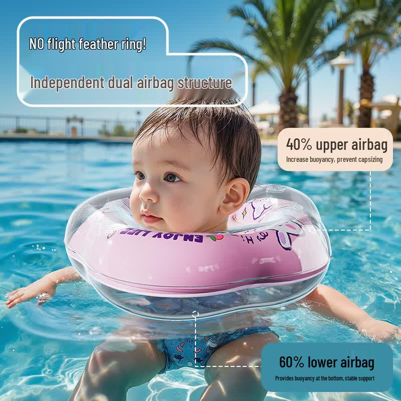 Надувной круг для шеи с мультяшным рисунком Yuzhan Baby