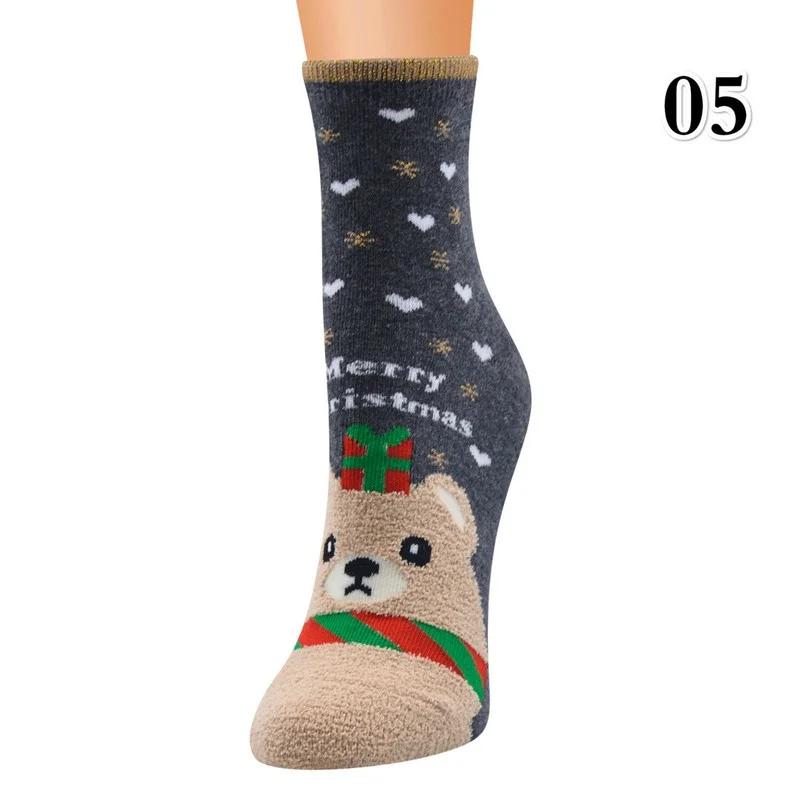 Рождественские носки Носки средней длины Хлопковые носки с героями мультфильмов