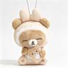 Rilakkuma Cute Rabbit Plush Pendant Soft Fluffy Mini Doll Keychain Lovely Cartoon Stuffed Charm For Backpack