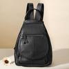 Ladies' Backpack Genuine Leather Versatile for Women's Commuting Casual Covered Shoulder Bag