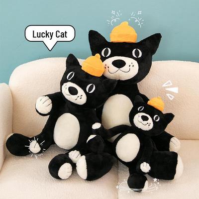 Черный Кот Желейная Плюшевая Игрушка - Подарок в Стиле Jellycat для Девочек