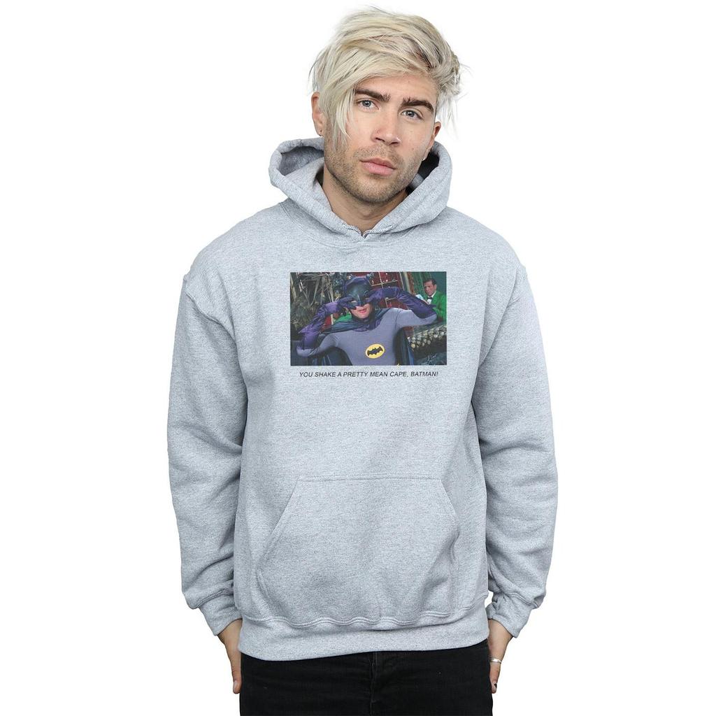 DC Comics Мужская толстовка с капюшоном в стиле сериала «Бэтмен»