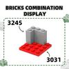 Нетоксичный 66 шт./лот 3245 1x2x2 2 точки Строительный блок Аксессуары Moc Совместимый с Кирпичом Детские игрушки Подарочная коробка