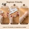 Beading Tools DIY Beaded Bracelet Making Kit, Kit with Colorful Octopus Charm Beads And Animal Charms, Handmade Jewelry Craft for Adults Adult Set