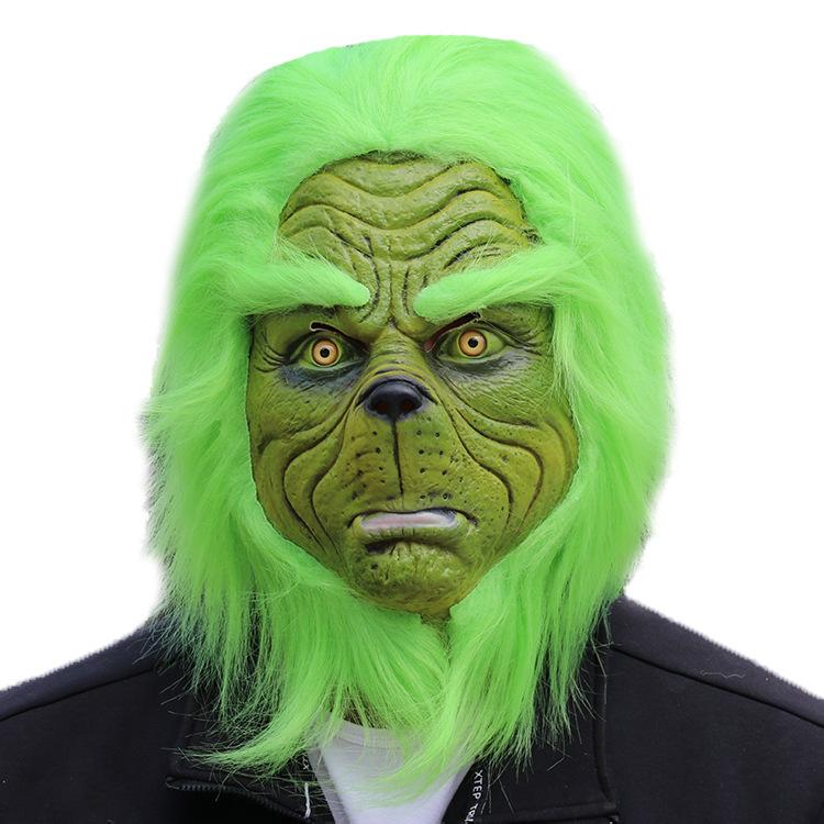 Animal Alpaca Mask Halloween Horror Headgear Funny Holiday Party Performance Prop Lion Headgear