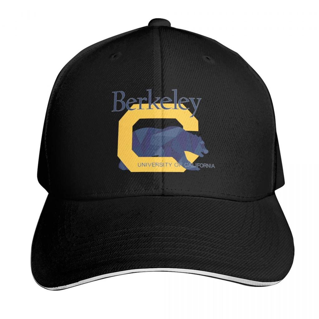 Berkeley Logo Baseball Cap Sun Protection UPF Breathable Mesh Back Adjustable Buckle Closure