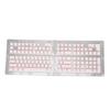 Keyboard Keycaps 129 Keys Pudding Transparent OEM Height PBT Two Color Injection Molding DIY