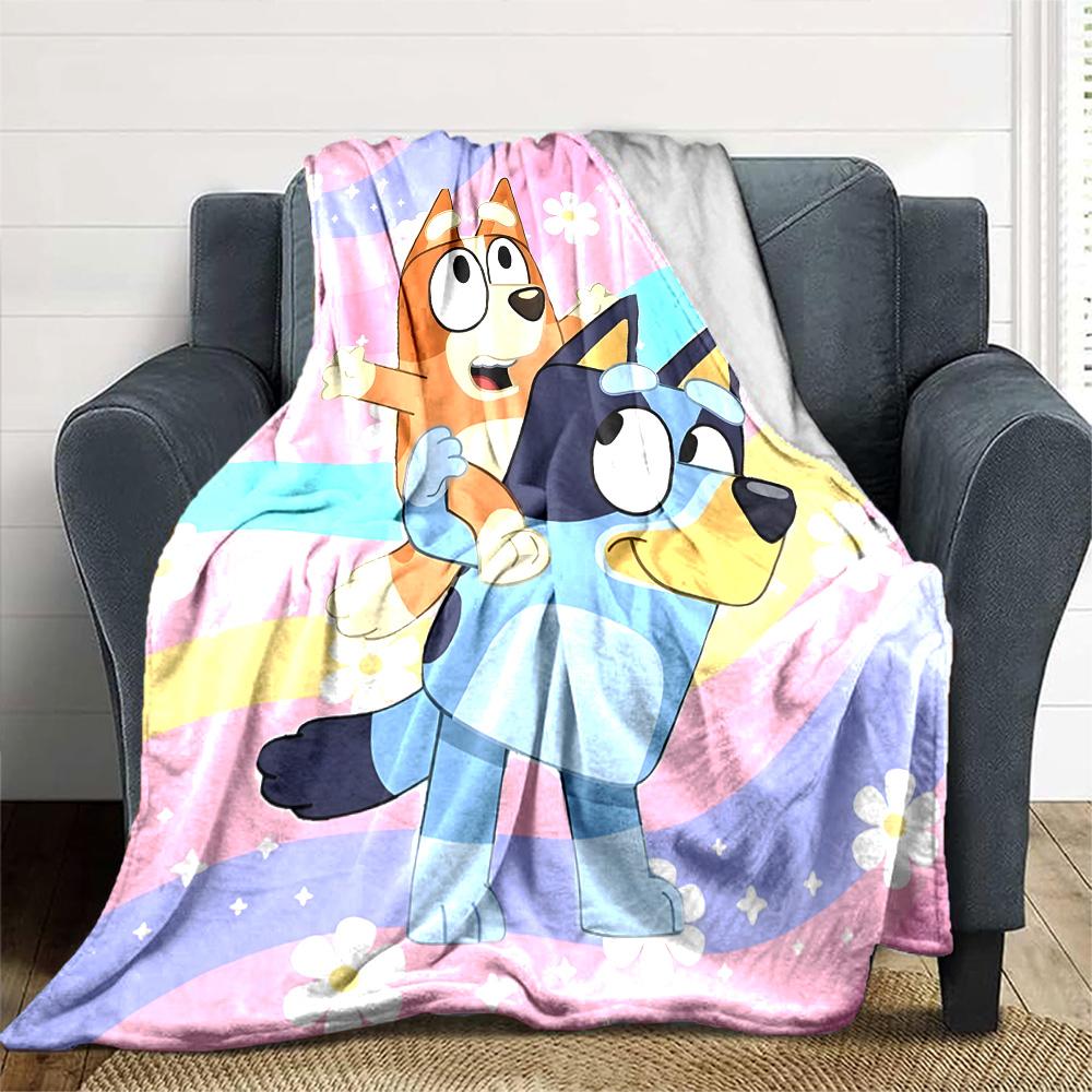 1pc B-Blucy Blanket, Gift, for Men and Women, Soft Blanket, Good for Sofa Bed Couch Travel, Lightweight Flannel Blanket