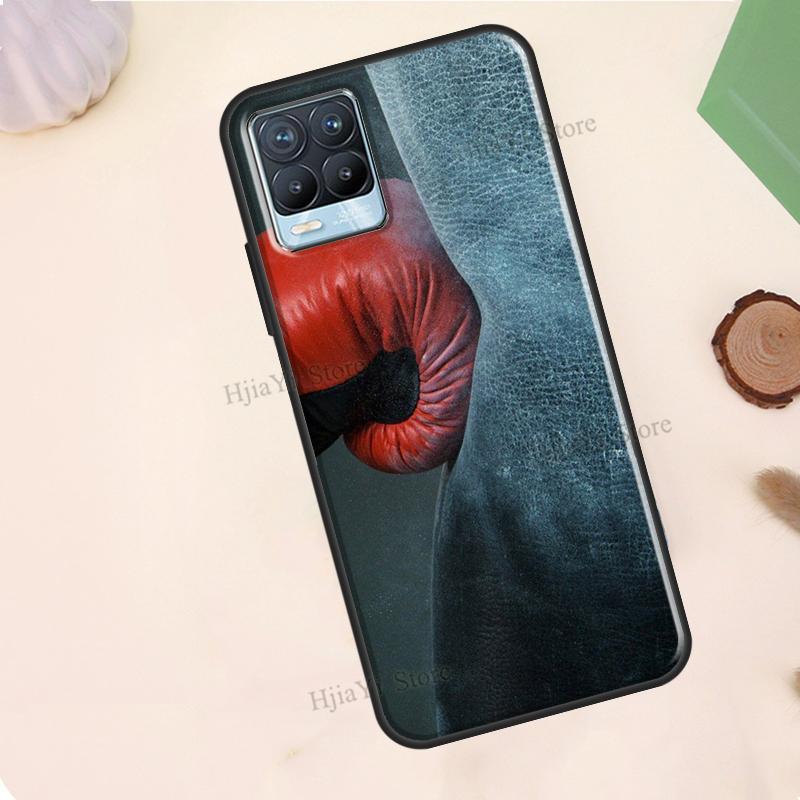 Боксерские перчатки для Realme 10 Pro Plus C55 C35 C33 C31 C30 C21Y GT Neo 5 OnePlus 11 10T Nord CE 2 Lite Чехол