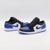 553558-140 Nike Air Jordan 1 Low Черный Белый Альтернативный Синий Носок (Мужской)