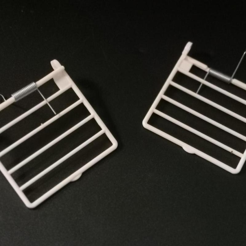 Plastic Spring Bird Cage Door Replacement Accessory Easy Handling Gate Repair Component For Small Aviary Cage Habitat