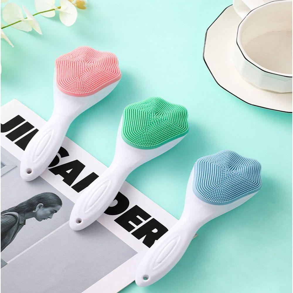 Cat Paw Shape Silica Gel Facial Brush Silicone Facial Face Scrubber Brush Makeup Removal