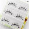 Yousheng 3 пары накладных ресниц, простые в использовании пучковые волокна, перекрестные ресницы для макияжа, накладные ресницы для новичков