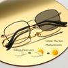 Хромированные очки с защитой от излучения для женщин/мужчин, оправа, оттенки, UV400, защита от синего света, сменные линзы