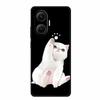 Черный силиконовый чехол для Redmi Turbo 4 Pro A5 4G Чехол Мультяшный кот Мягкая задняя крышка для Xiaomi Poco X7 Pro C71 Poco M7 4G Plus Чехол