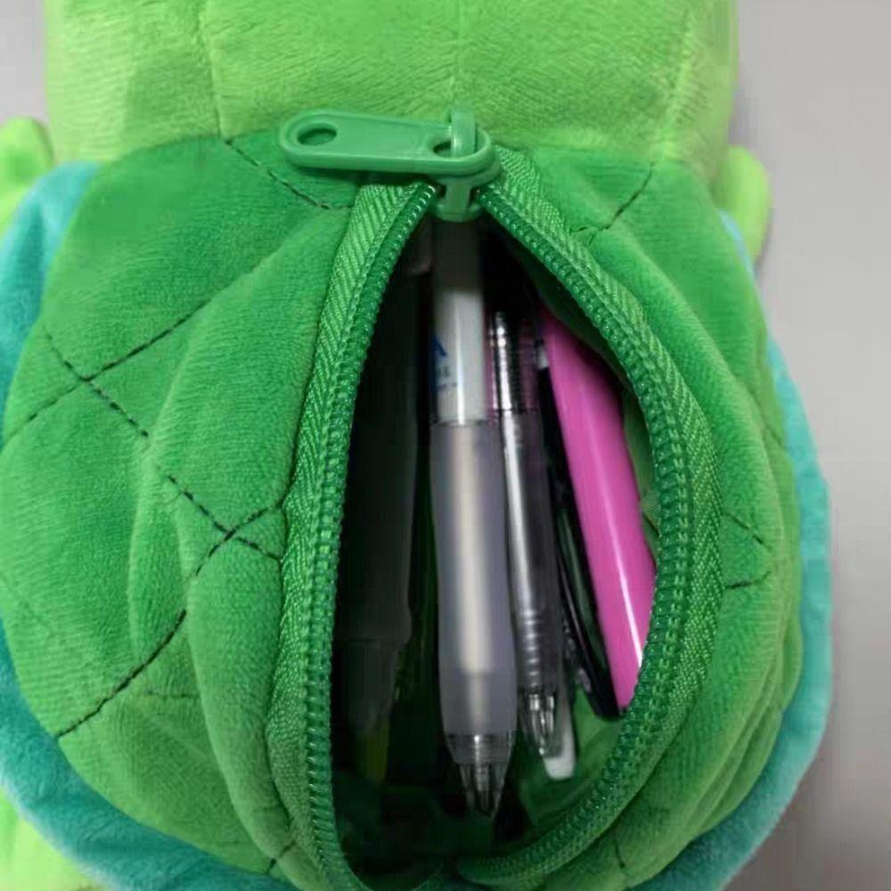 Пенал большого объема Утка/Акула/Черепаха Органайзер для канцелярских принадлежностей Креативный мешок для хранения Студент