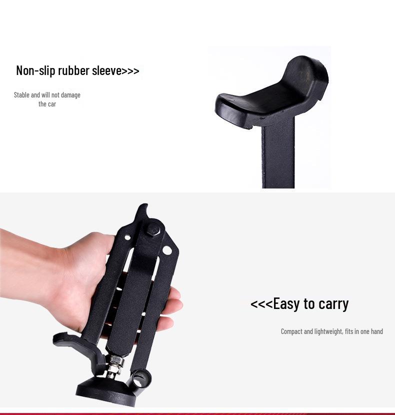 Portable Motorcycle Lift Stand and Chain Cleaner Tool