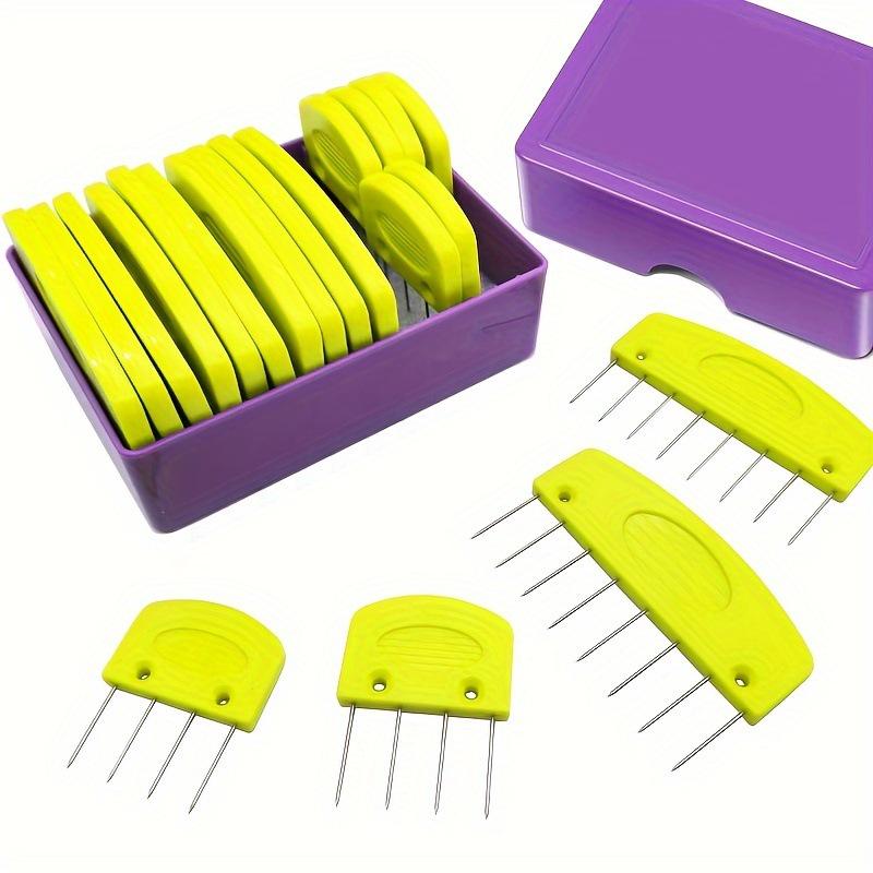 Лавандово-пурпурные вязальные булавки для придания формы шали и шарфу своими руками