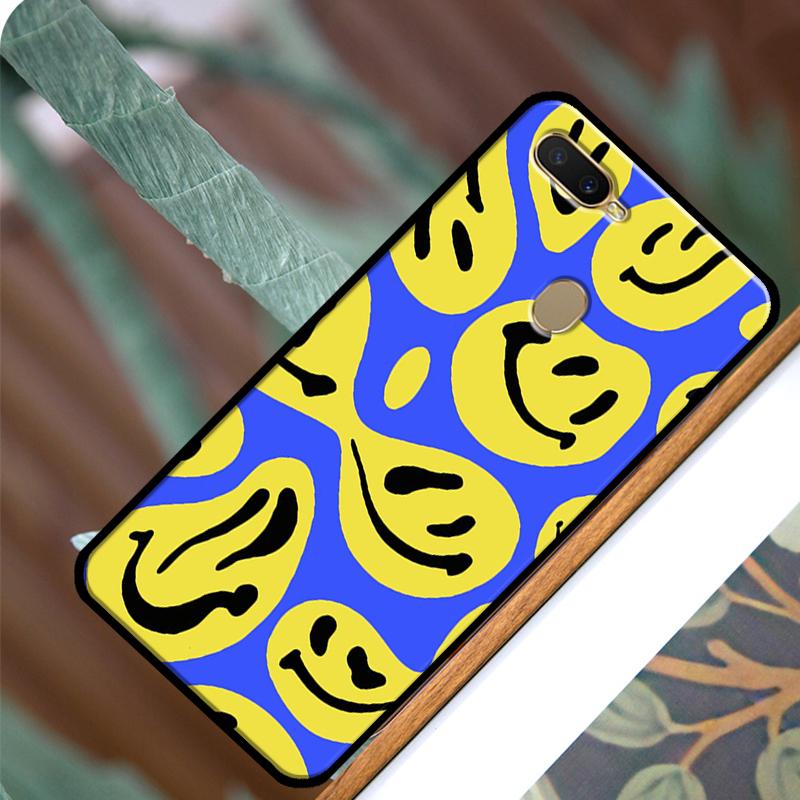 Эстетический узор с изображением смайлика для OPPO A74 A54 A94, чехол для OPPO A31 A53 A53S A5 A9 2020 A5S A15 A83 A91 A52 A72