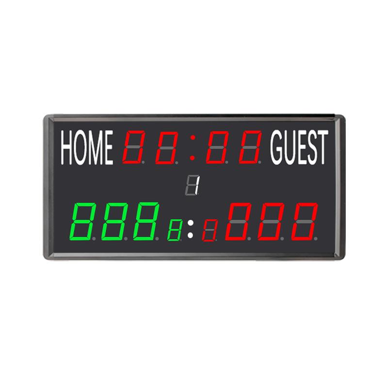 LED Electronic Digital Basketball Scoreboard 24 Hours Timing Count Up/Down Wireless Court Equipment Multi-Sport Scoreboard Timer