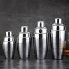 Stainless Steel Martini Mixing Bottle 250/350/550/750ml Whiskey Wobble Cup Home Bar