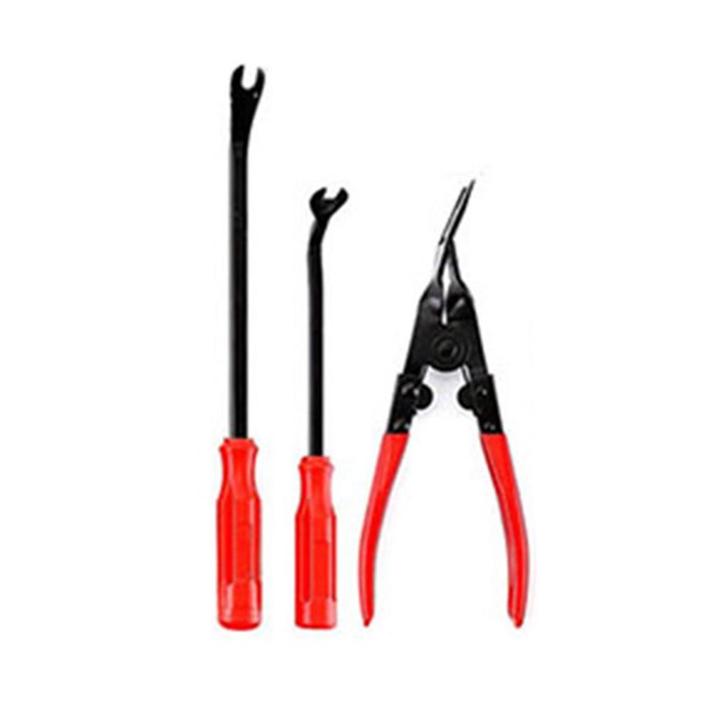 12/19 шт. Набор для разборки салона автомобиля Инструмент для снятия пластиковой отделки автомобиля Съемник автомобильных клипс Инструменты для панелей Набор съемников для отделки автомобиля