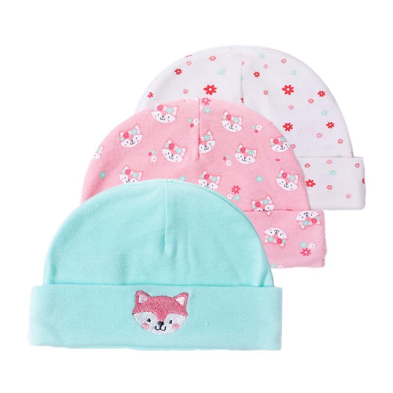 Newborn Photography Props 3Pcs/lot Newborn Baby Hat Unisex Cotton 0-6 Months