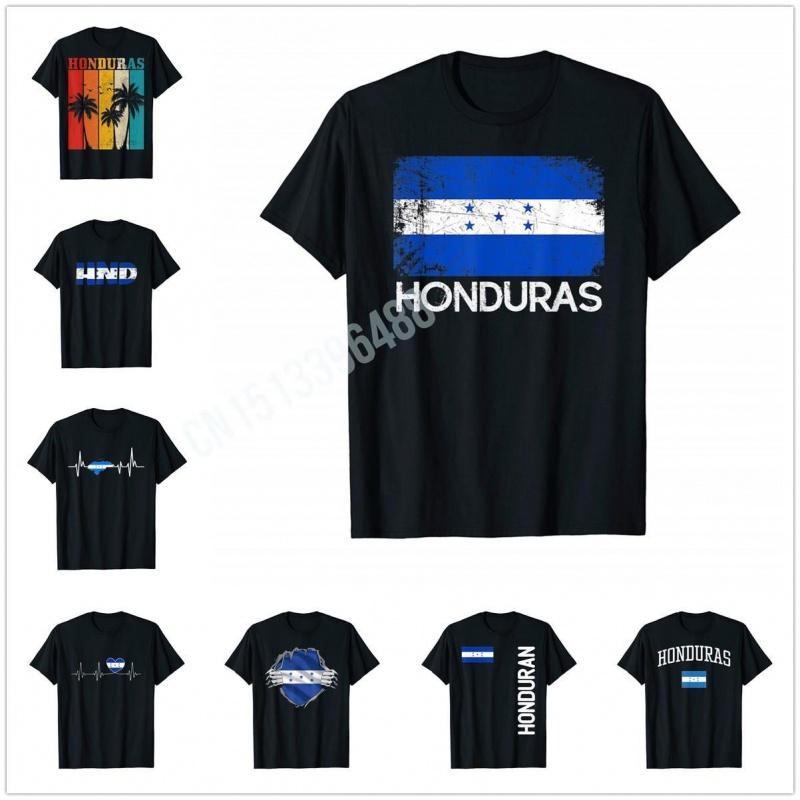 Men Women T Shirt More Design Honduran Flag Vintage Made In Honduras TShirt Map Tops 100 Cotton Tees