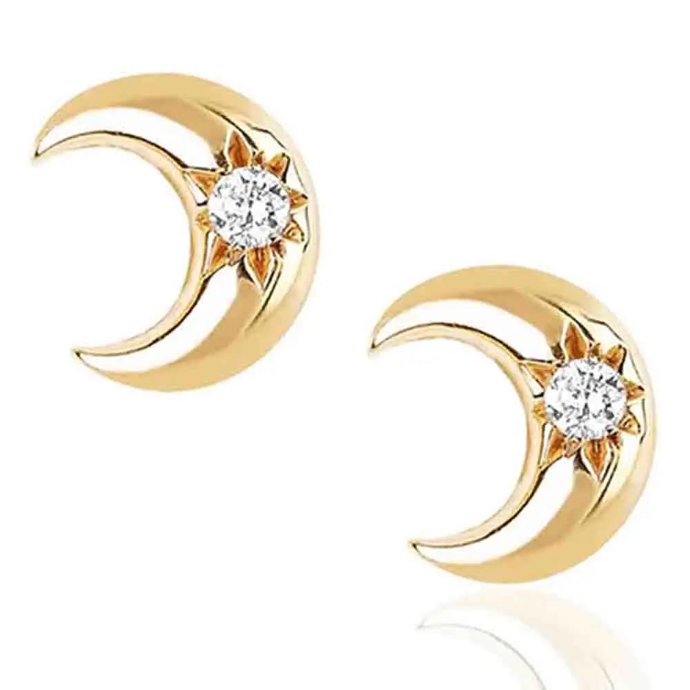 WUIHA Vintage 925 Sterling Silver Cut VVS1 D Color Real GRA Moissanite Diamonds Wedding Engagement Studs Earrings Fine Jewelry