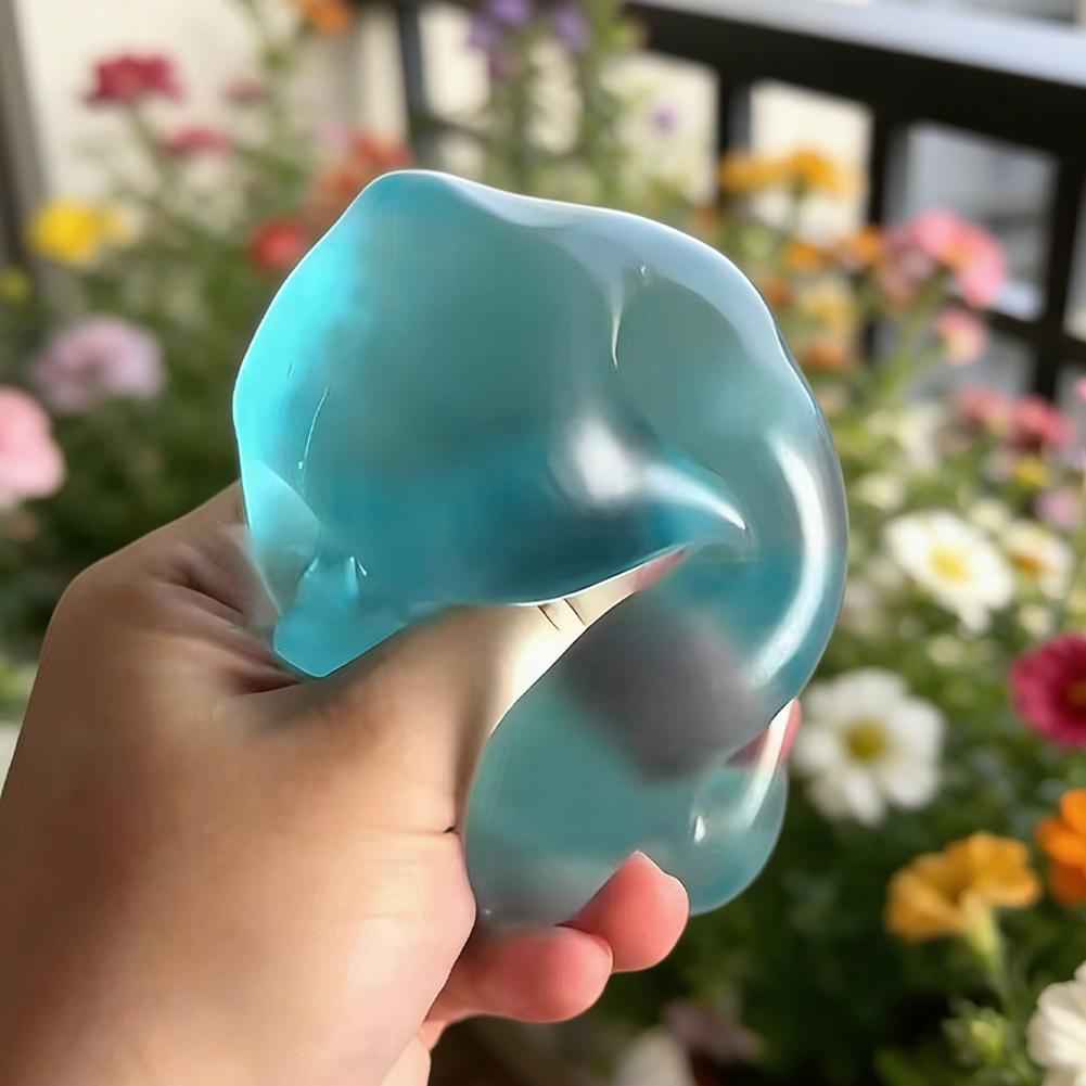 Squishy Moldable Crystal Ball Squeeze Toy Transparent Slow-Rebound Decompression Relax After Studying Toys