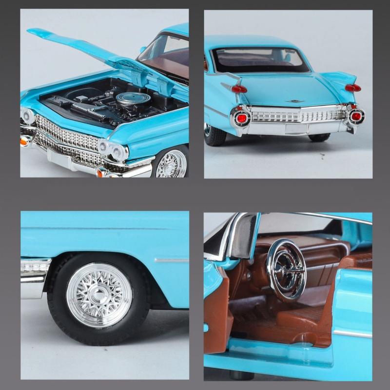 1/32 Cadillac Eldorado Biarritz Металлическая Модель Машинки Игрушка Литье под Давлением Металлическая Литье Звук и Свет Машинки Игрушки для Детей Транспортное Средство