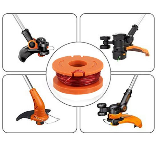 4/6 шт. сменные детали лески для катушки, триммер для травы с крышкой для WORX WA0010