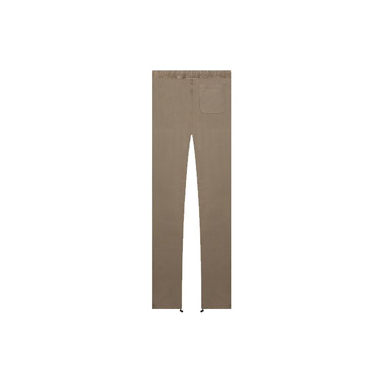 Fear of God Essentials Брюки-джоггеры Осень-Зима 2021 с принтом логотипа Harvest и шнурком, унисекс, цвет Пшенично-коричневый, FOG-FW21-029