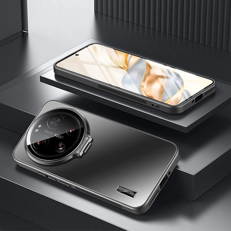 Fully Enveloped and Retractable Glass Lens Holder Protect Case For Xiaomi 17 Ultra Mi 17 Pro Max 15s Pro 15 Ultra 14 13T Cover
