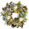 Fall Wreath Halloween Door Large Pumpkin Wreath Thanksgiving Garland Autumn Deco