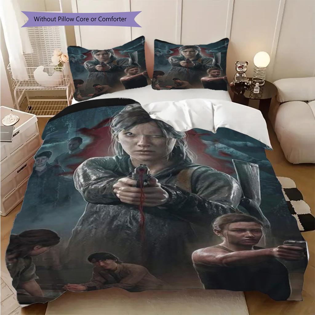 The Last Us Part Ii Threepiece Set 1 Duvet Cover 2 Pillowcase Without Core Duvet Cover And Pillowcase Soft And Comfortable