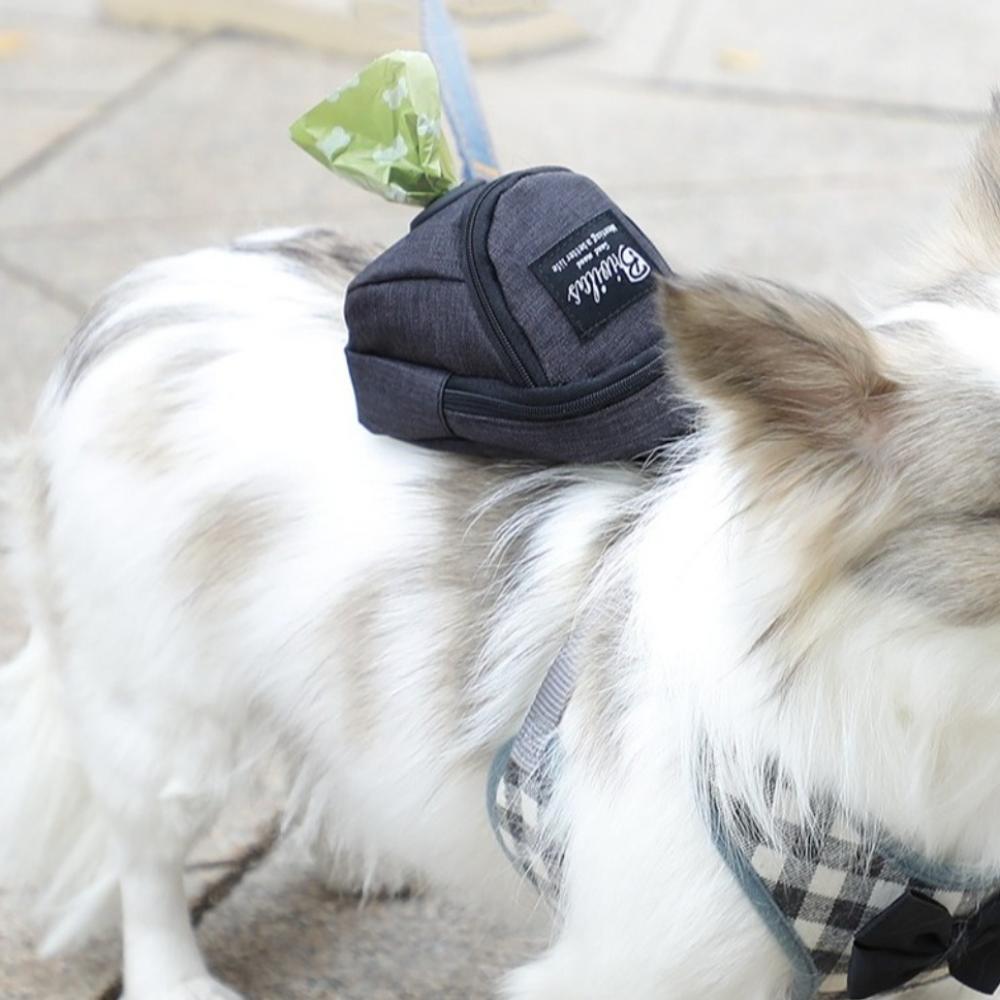 Multifunction Puppy Snack Reward Waist Bag Portable Dog Poop Dispenser Puppy