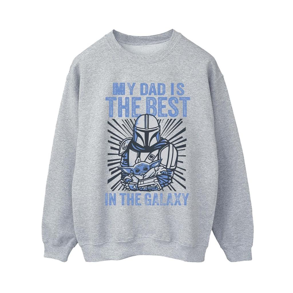 Star Wars Womens/Ladies Mandalorian Best Dad Sweatshirt